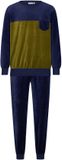 Pastunette - Huispak/Pyjama - Adventure - Velours - Blauw/Groen - Maat S