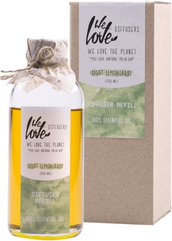 We Love Diffuser light lemongrass refill 200 ML