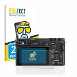 BROTECT - Screenprotector voor Sony Alpha 5000 / 6000 / 6400 - Folie Beschermfolie matte 2 Stuks