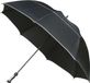 Falcone Paraplu de golf - noir - coupe-vent - Dia 140 cm - manche revêtu de caoutchouc
