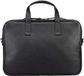 JOST Leren laptoptas schoudertas met laptopvak Vika Laptop Case 15.6" Black zwart