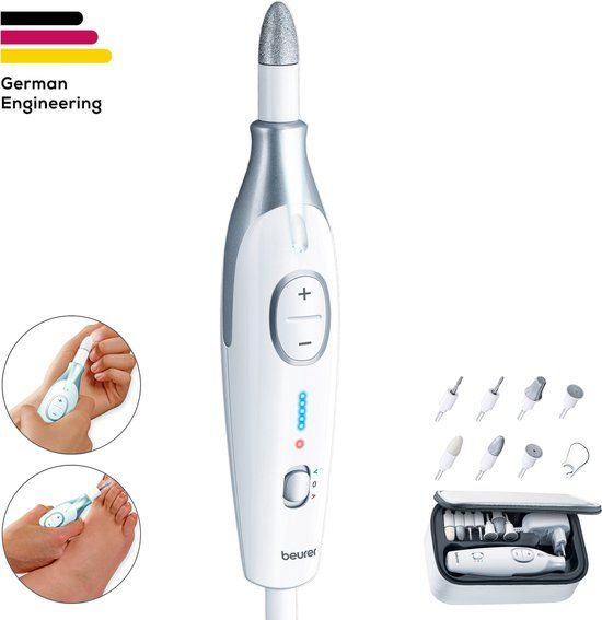 Beurer MP 42 Elektrische nagelvijl - Manicure- en Pedicureset - 7 Opzetstukken