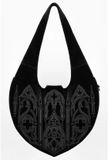 Restyle Velouria Schoudertas Zwart/Grijs