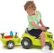 Ecoiffier Tracteur avec remorque, siège réglable, outils de jardin, convient aux enfants de 12 à 36 mois