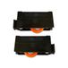 MICEL - 91899 Elite glijlagers voor ramen met hoogteverstelling, set van 2, nylon, zwarte afwerking, 56 x 15 x 24 mm