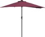 vidaXL Tuinparasol Bordeaux Rood 294 x 150 x 223 cm Polyester en Staal