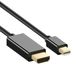 Allteq ALTQ-DP-140-B-1 video kabel adapter 1 m Mini DisplayPort HDMI Type A (Standaard) Zwart