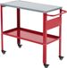 Bol Table de travail mobile pour soudage 91,4 x 45,7 cm - établi portable de 1200 lbs avec étagères à outils et roues