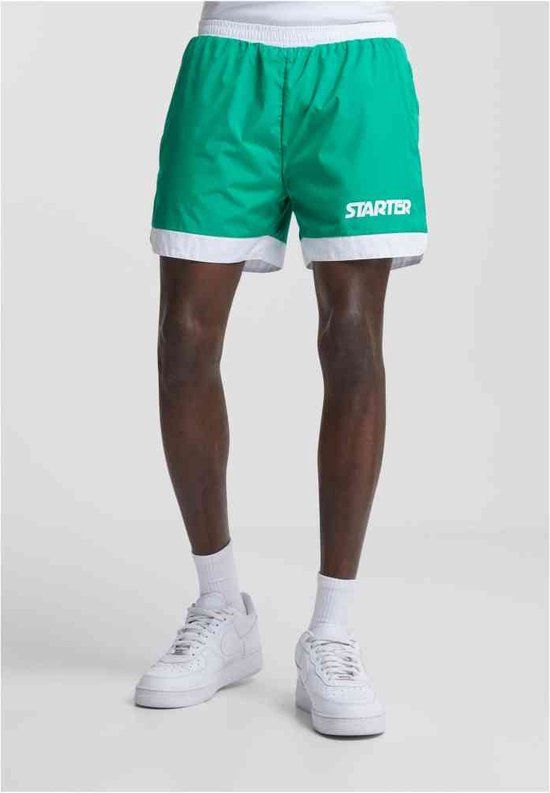 Starter Black Label Retro Korte Broek - Groen - Heren - Maat M