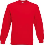 Fruit Of The Loom Heren Set-In Belcoro® garen Sweatshirt (Rood)