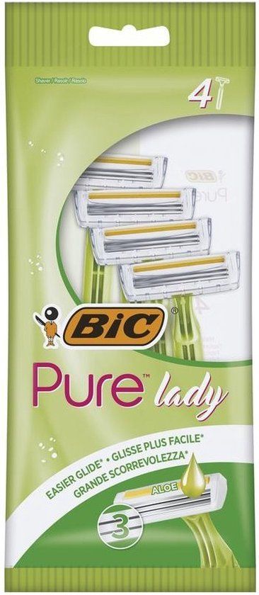 BIC Pure 3 Lady Wegwerpscheermesjes - 4 stuks