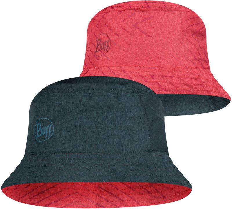 Buff Travel Bucket Hat - collage red-black S/M - 2020