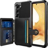 Selected by GSMpunt.nl Samsung Galaxy S23 Portemonnee Hoesje - 3 in 1 Back Cover met Pasjeshouder - Zwart
