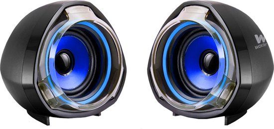 Woxter Big Bass 70 15W Zwart, Blauw
