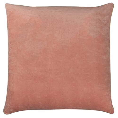 furn. furn. Tanda Polyester Gevuld Kussen, Katoen, Roze/Oker