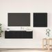Maison Exclusive - Ensemble meuble TV, 4 pièces, noir, aspect chêne, panneau de particules