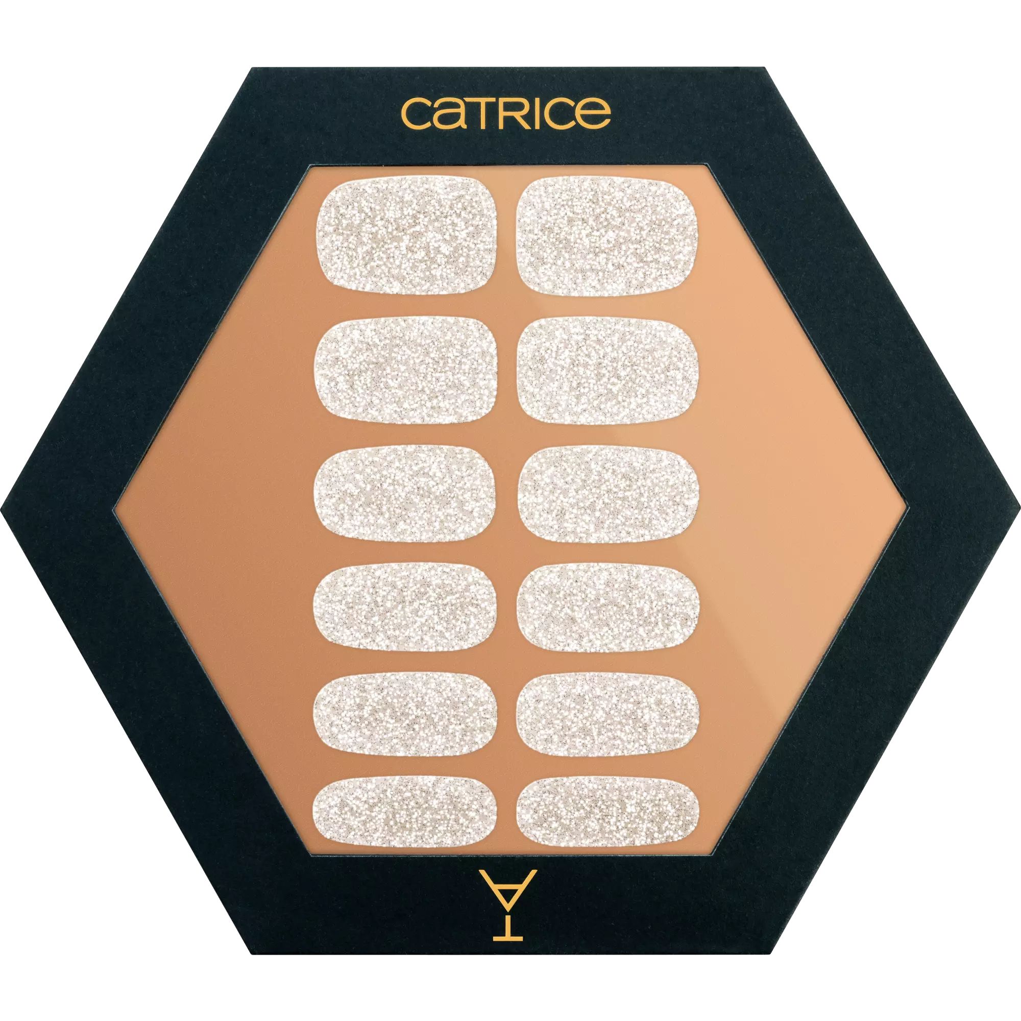 CATRICE About Tonight nagelsticker - Cheer The Year - C01 - 10 stuks - Wit - Kerstmis