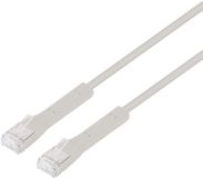 Intellinet Cat6A F/FTP Flexiboot Slim Netwerkkabel 1.5m Grijs