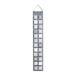 Heitmann Deco Adventskalender om op te hangen en zelf te vullen, vilten adventskalender, grijs, beige, wit, 39 x 23 x 3,5 cm