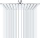 Merkloos Regendouchekop 10 inch Roestvrij Staal - 1 stuk - Chroom - 25 x 25 cm