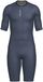 Santini Leaf Combinaison de triathlon à manches courtes Gris M Homme