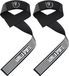 Gorilla Sports Lifting Straps – Set van 2 – Antislip Siliconen Grip – Zacht Gevoerd – Voor Krachttraining, Deadlifts & Pull-ups – Zwart