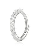 Thomas Sabo enkele oorringen witte stenen 925 sterling zilver CR658