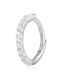 Thomas Sabo enkele oorringen witte stenen 925 sterling zilver CR658