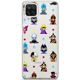 ERT GROUP mobiel telefoonhoesje voor Samsung A12 / M12 / F12 origineel en officieel erkend Disney patroon Disney Villains 007 aangepast aan de vorm van de mobiele telefoon, gedeeltelijk bedrukt