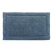 5Five Tapis de bain moelleux / tapis de bain pour le sol - 50 x 75 cm - bleu - tissu épais - coton - extra souple - série Colorama