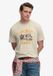 Superdry Wild Frontier T-shirt Heren XL Puimsteen beige gemêleerd Katoen