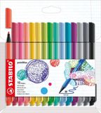 STABILO pointMax hardtip fineliner 0.8 mm etui met 15 kleuren