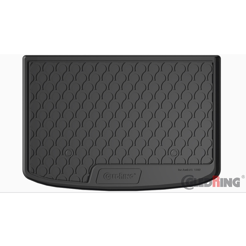 Gledring 1107 Rubbasol (Rubber) Trunk Mat A1 3-Deuren en Sportback 2010, Zwart