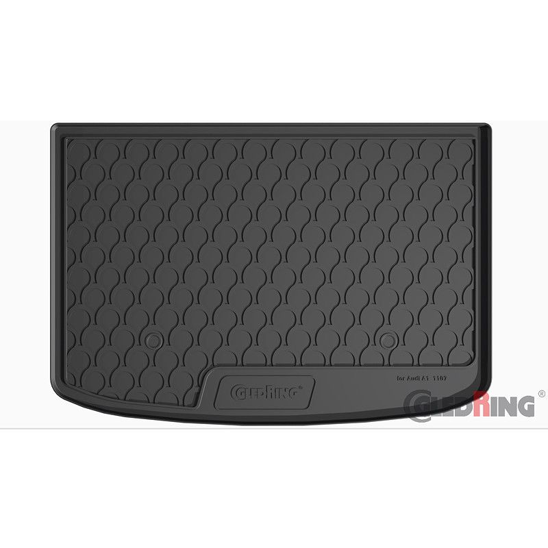 Gledring 1107 Rubbasol (Rubber) Trunk Mat A1 3-Deuren en Sportback 2010, Zwart