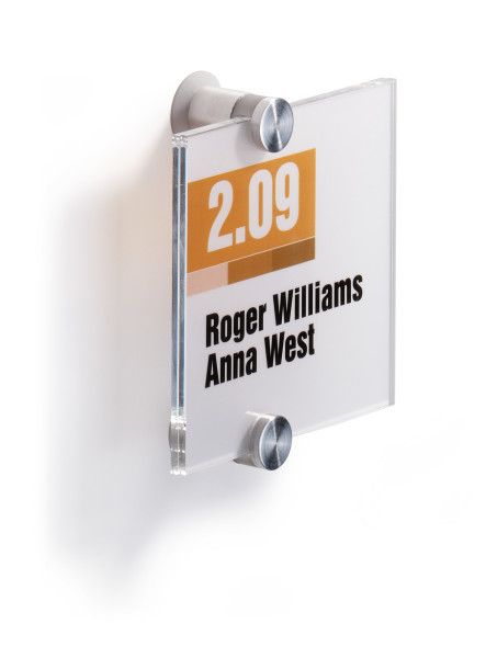 Durable 482019 - Deurbordje - Transparant