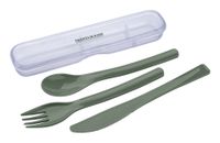 Fackelmann 26928 Bestekset 3 Stuks Groen, Transparant