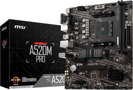 MSI A520M PRO Moederbord