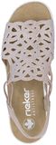 Rieker Dames V0241 sandalen, roze, 41 EU