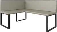 Vicco Ravon Eetkamerhoekbank – 120 x 150 cm Kasjmier
