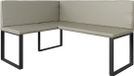 Vicco Ravon Banque d'angle de salle à manger – 120 x 150 cm Cachemire