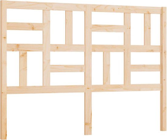 vidaXL Hoofdbord - Massief Grenenhout - 146x4x104 cm