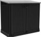 KETER Boîte de rangement de jardin, 880 litres, plastique, noir, pour extérieur, sans ressort à gaz