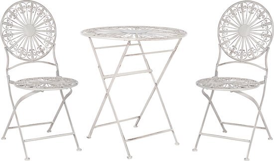 SCAFA - Bistro set - Wit - IJzer