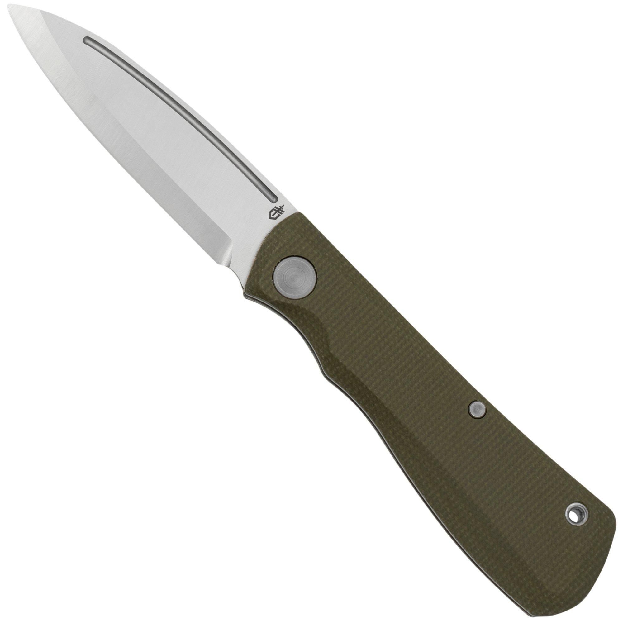 Gerber Mansfield 1064425 Zakmes - Olive Micarta - 2023 Model