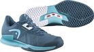 HEAD Sprint Pro 3.5 Ac Grey/Teal Tennisschoenen Dames Maat 40.5
