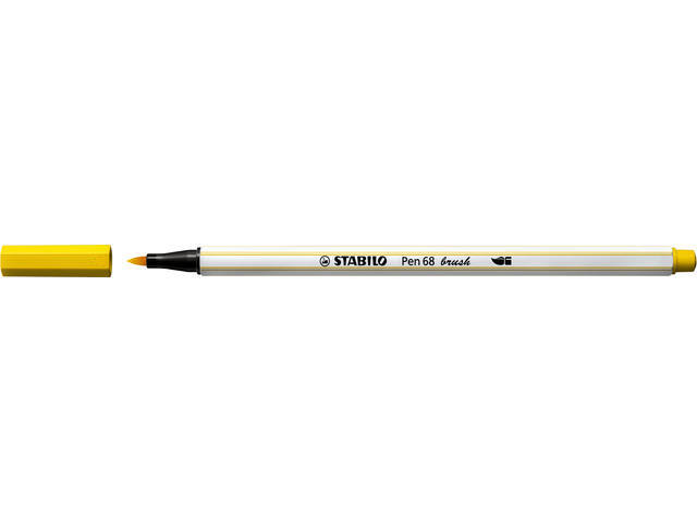 Stabilo Brushstift Pen 568/44 geel