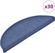 vidaXL Zelfklevende trapmatten 30 st 56 x 17 x 3 cm non-slip blauw