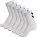 Hummel Chevron Lange Sokken 6 Paren Wit EU 41-45 Man, Vrouw