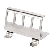 ROLINE DIN-rail adapter, leeg, voor 4 keystones