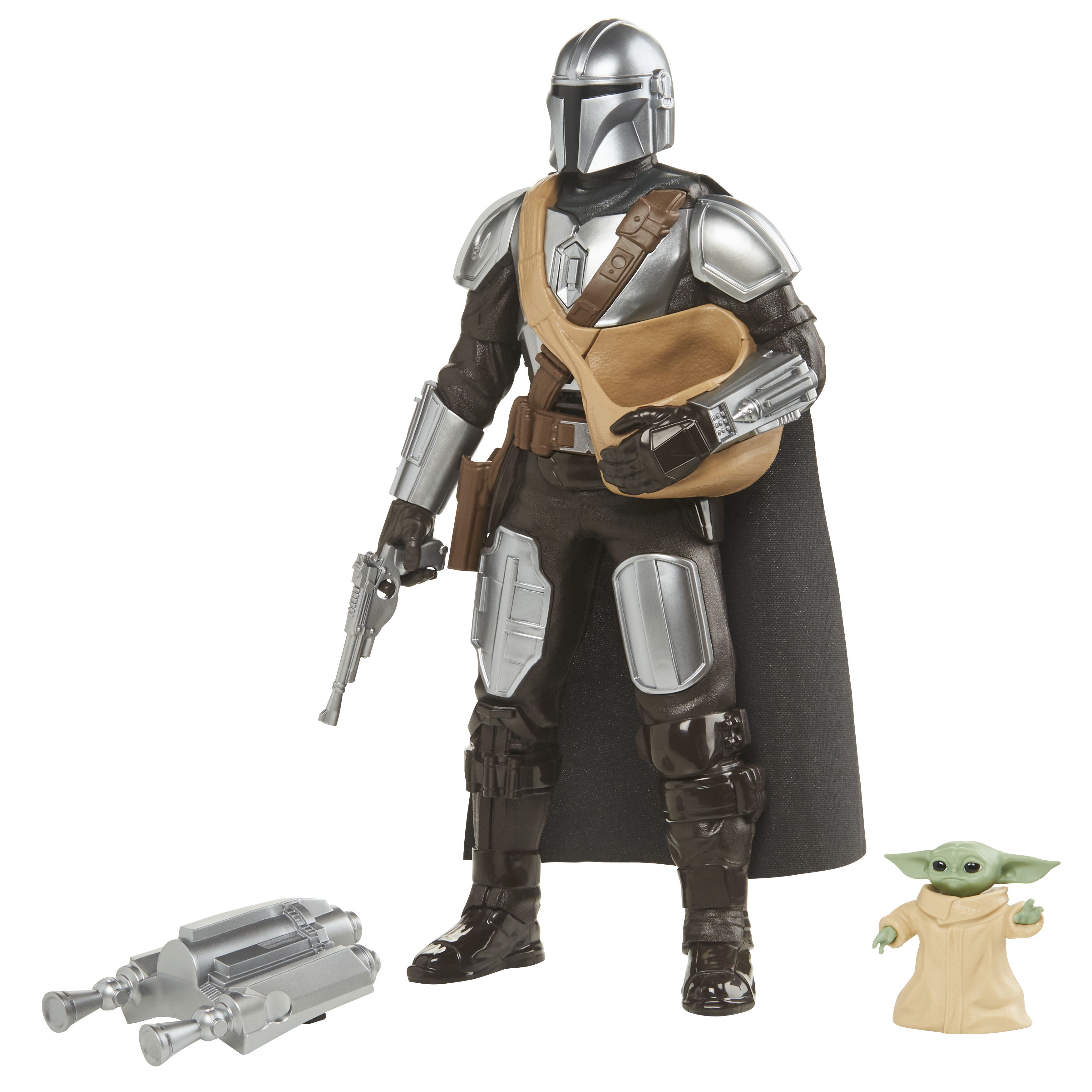 Hasbro Star Wars The Mandalorian Galactic Action Mando & Grogu Speelgoedfiguur